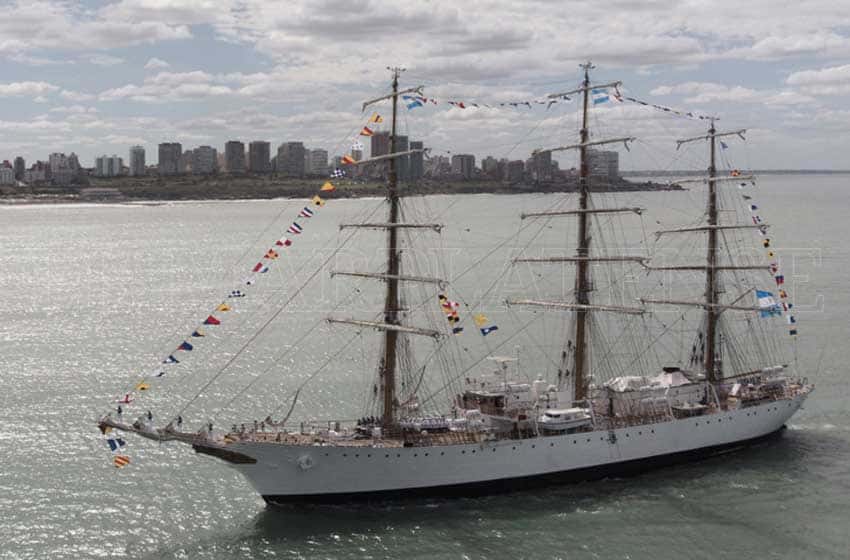 Por primera vez, la Fragata Libertad culminará su viaje de instrucción en Mar del Plata