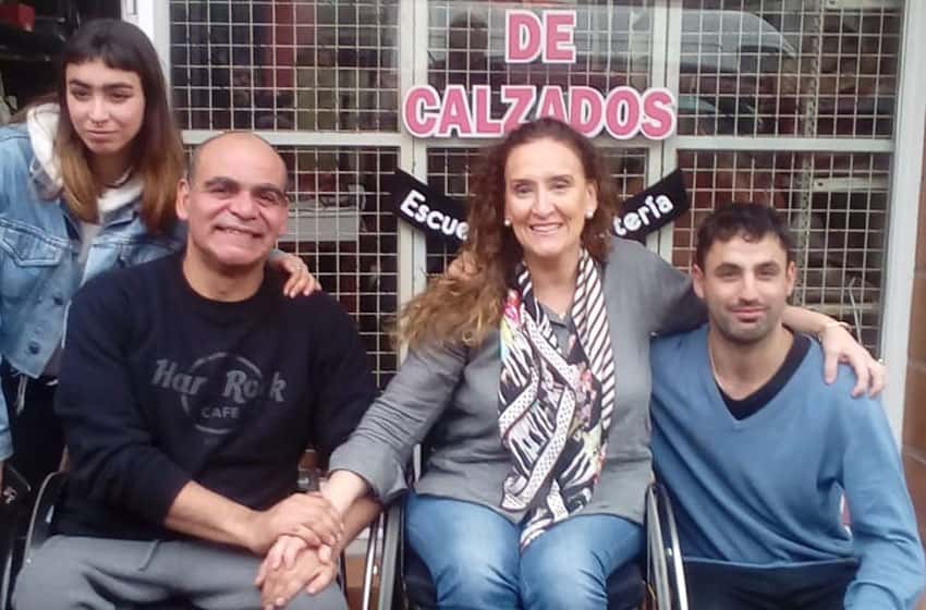 La vicepresidenta visitó al deportista marplatense Aníbal "Coco" Urbano