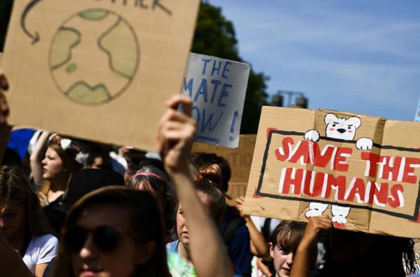El mundo marcha contra el cambio climático