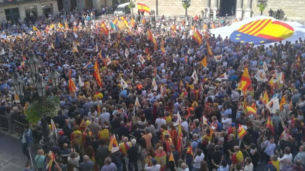 Múltiples protestas en Cataluña para pedir la libertad de los secesionistas presos