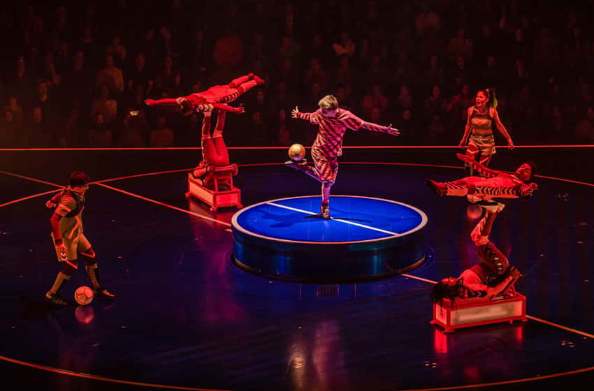 Estrenó "Messi10" el show del Cirque du Soleil sobre el astro argentino