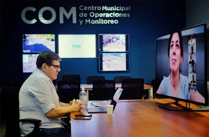 María Eugenia Vidal mantuvo una videoconferencia con Montenegro y todo su gabinete