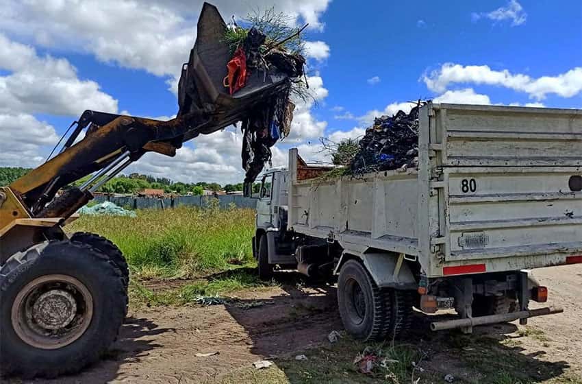 El EMSUR retiró más de 300 toneladas de residuos