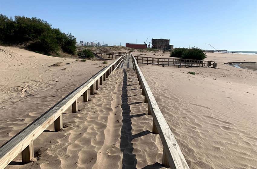 El Consorcio Portuario Regional Mar del Plata aportará arena para la recuperación de playas públicas
