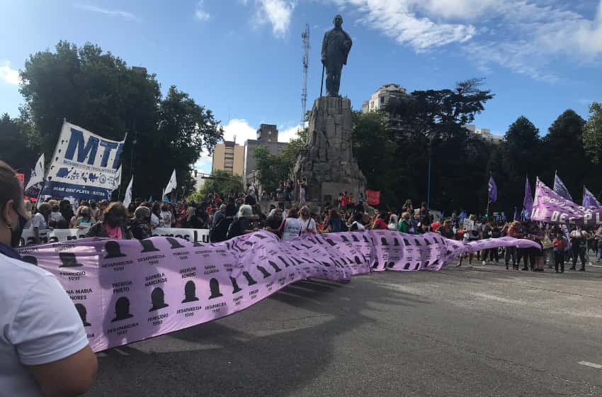 El grito de "Ni una menos" volvió a sentirse en Mar del Plata