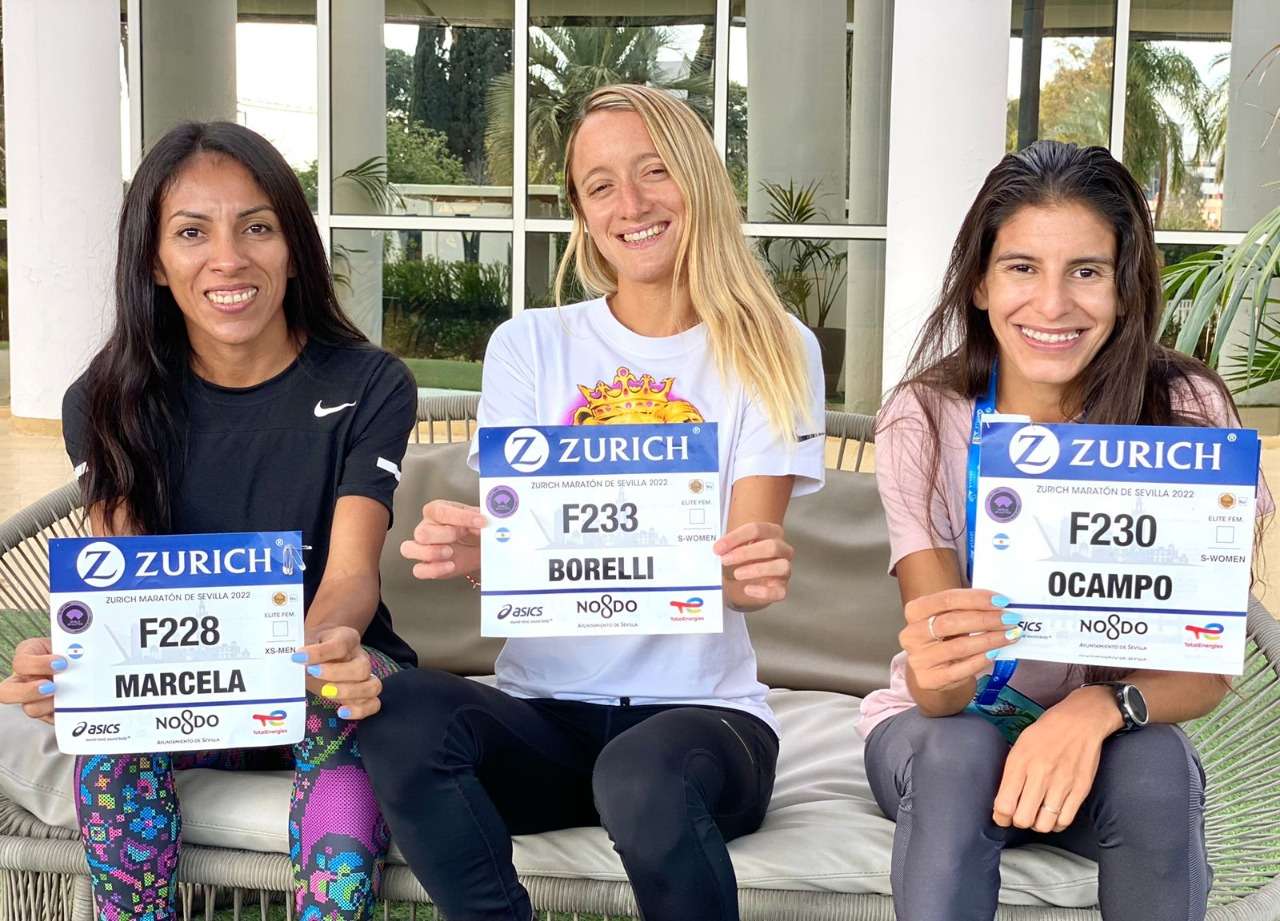 Florencia Borelli lista para el Maratón de Sevilla