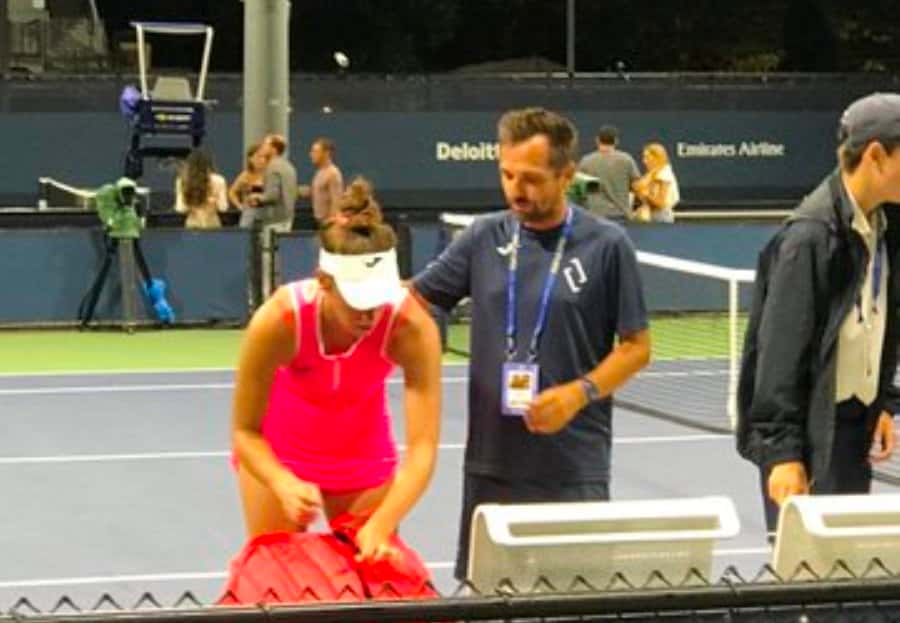Solana Sierra fue eliminada del US Open