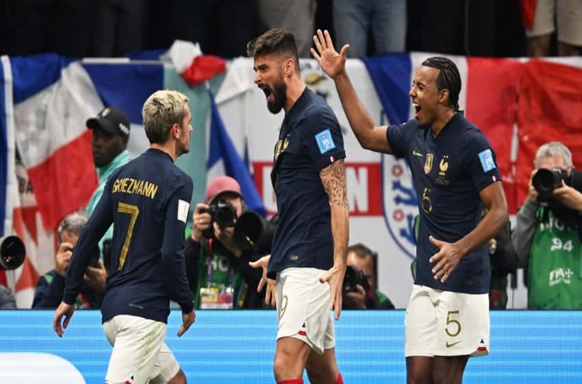 Francia eliminó a Inglaterra y pasó a semifinales