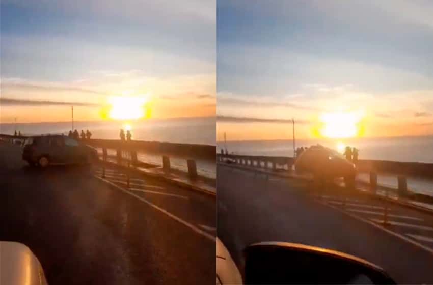 Video: así fue el siniestro vial en la curva de Playa Chica