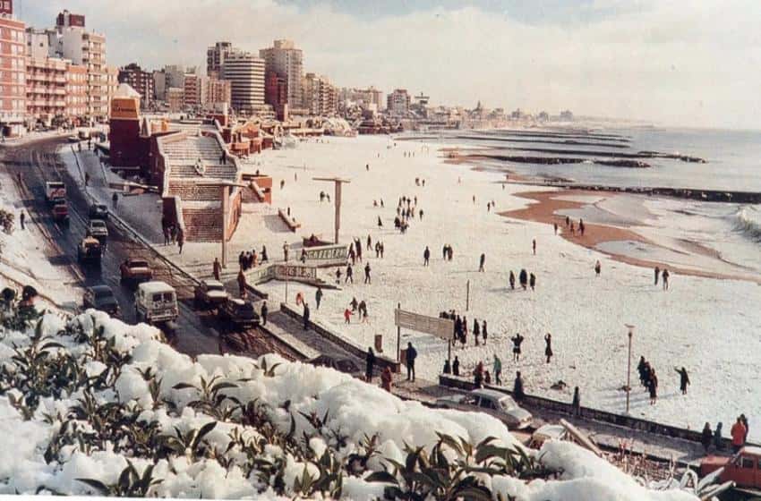 La gente anda diciendo: ¿Nieve en Mar del Plata?