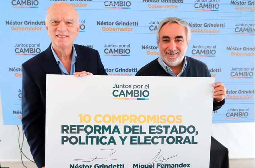 Grindetti presentó los principales ejes de su reforma electoral y política, antes de venir a Mar del Plata