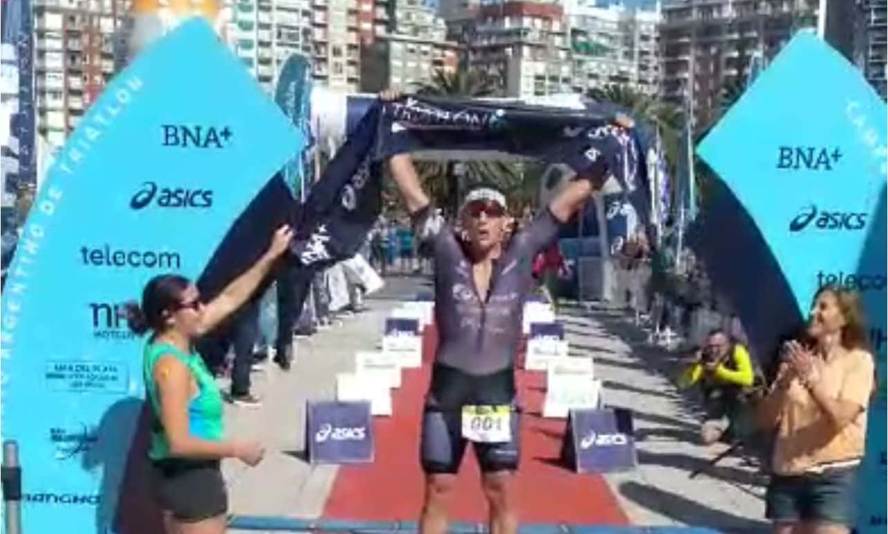 Leiro y Piñeyro ganaron el Half Triatlon de Mar del Plata
