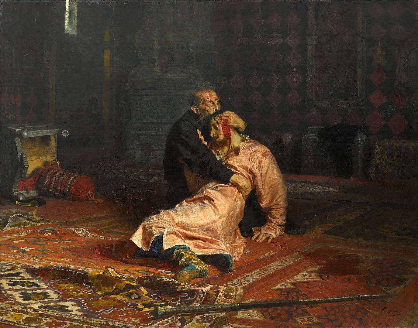 Iván el Terrible y su hijo, de Iliá Repin