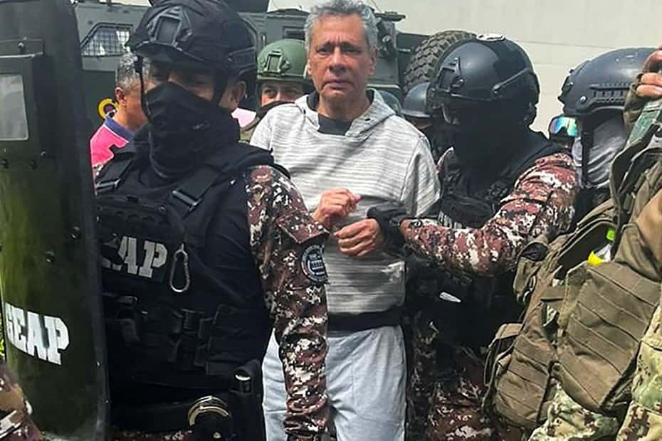 El ex vicepresidente de Ecuador inició una huelga de hambre en la cárcel