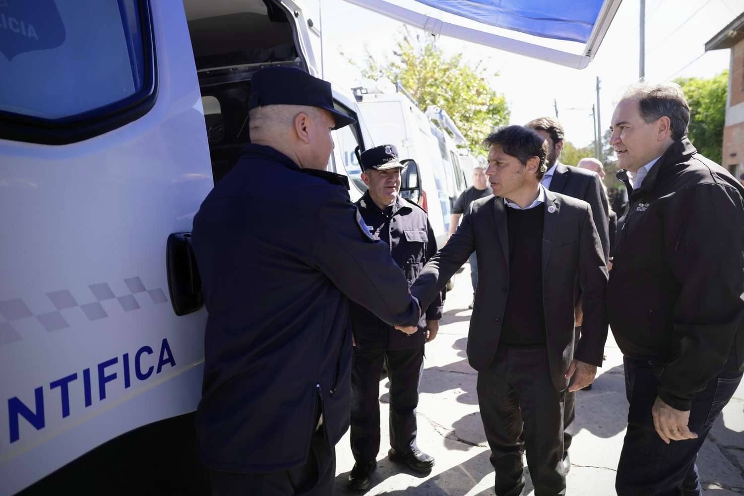 Kicillof inauguró una sede policial para la lucha contra el narcotráfico