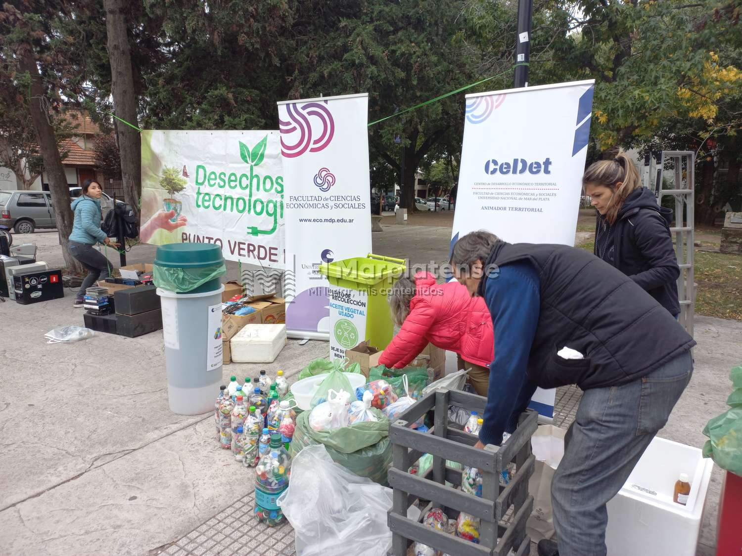 Jornada de reciclaje en la UNMDP: "Se crea una economía circular"