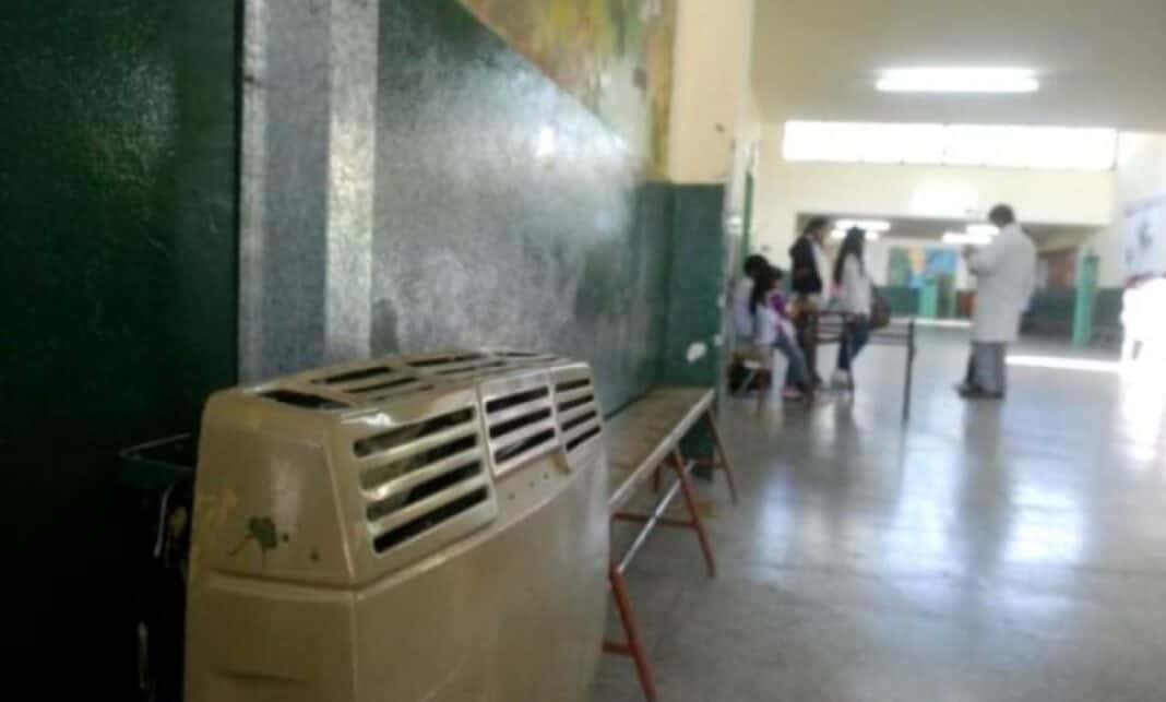 Frío en las escuelas: “Sólo resta un 5% de encendido de calefactores”