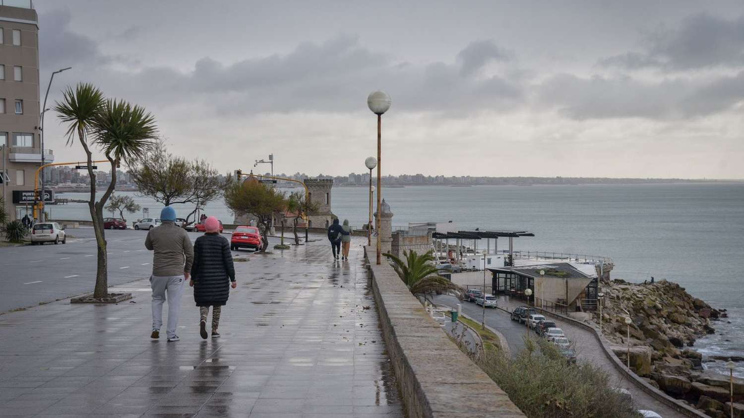 El clima en Mar del Plata, un tango: humedad, llovizna y frío