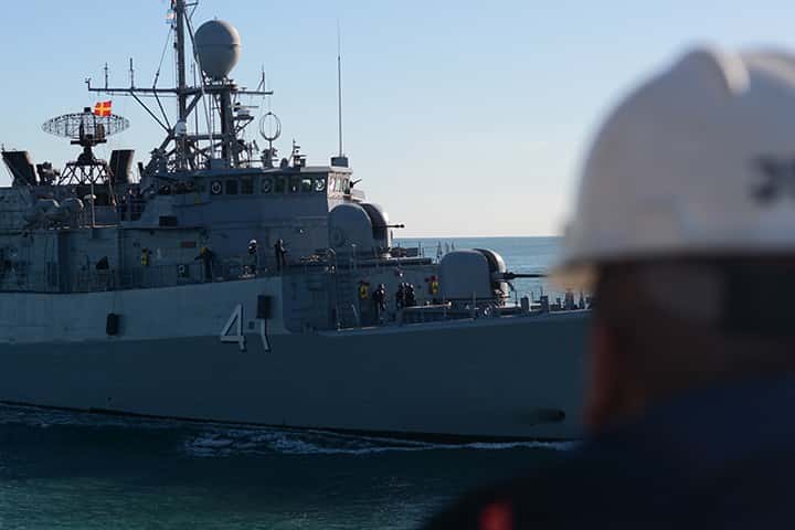 Calificaron de "exitosas" las operaciones marítimas de las armadas argentina y norteamericana en la costa local