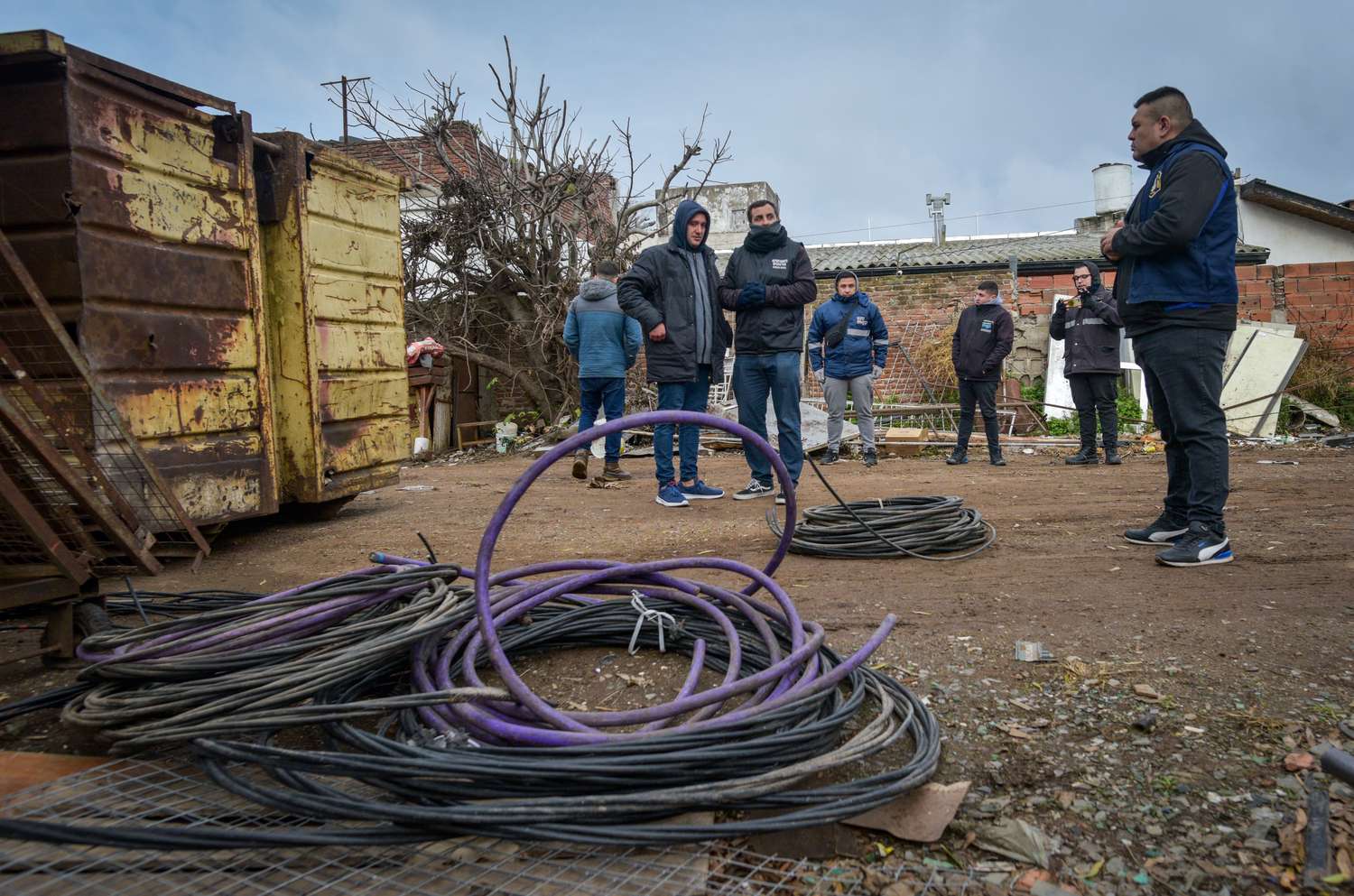 Clausuran una chatarrera que vendía cables robados en Mar del Plata