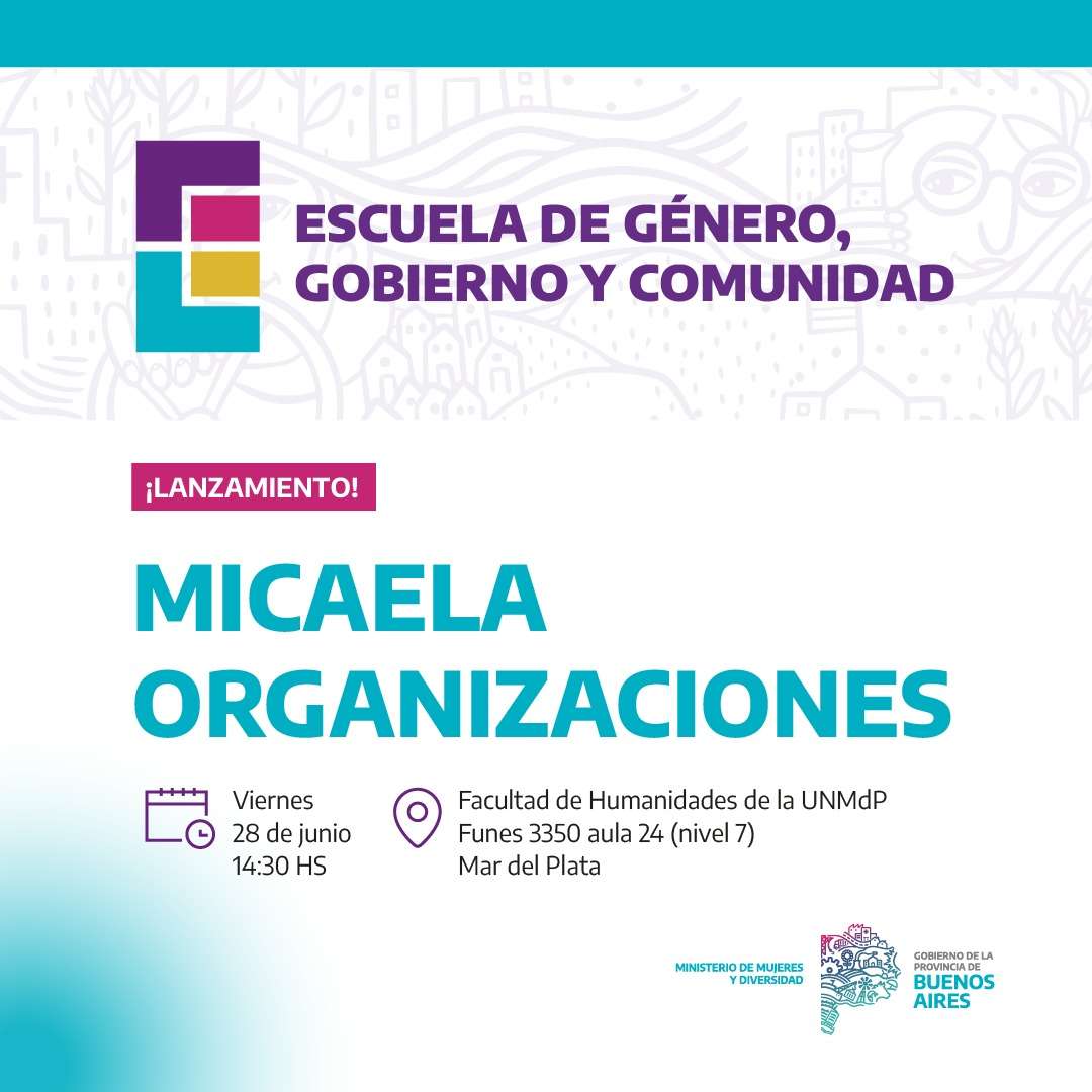 Presentan la iniciativa "Micaela Organizaciones" en la Facultad de Humanidades