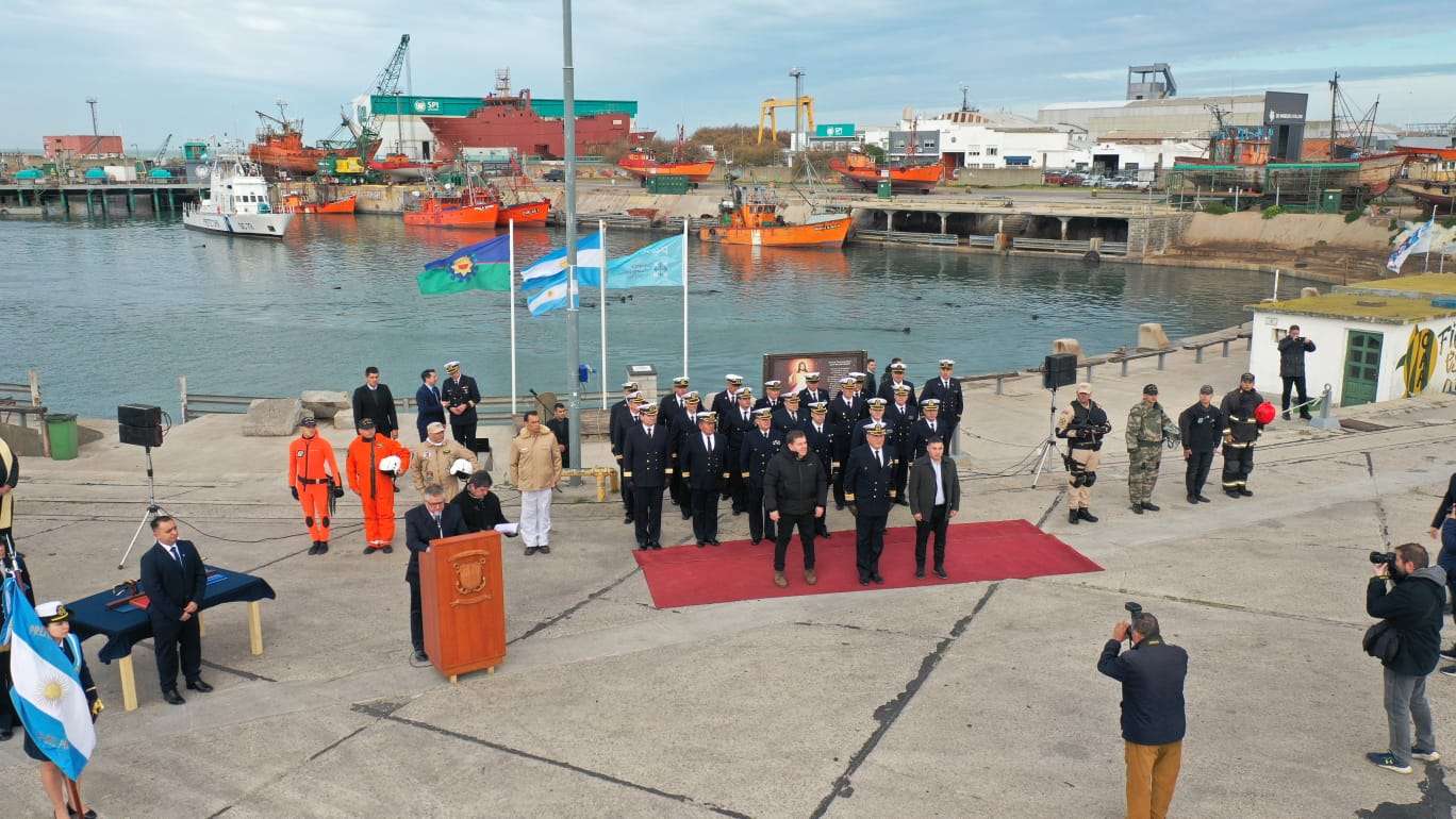 Mar del Plata: Prefectura celebró sus 214 años con un acto en la Banquina de los Pescadores