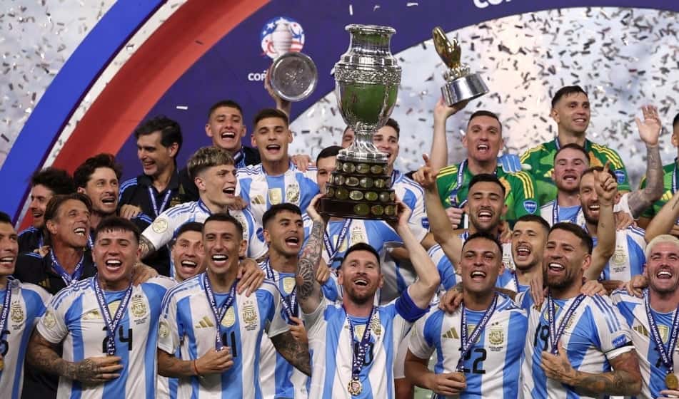 Hasta sin Messi, Argentina es otra vez el mejor de América