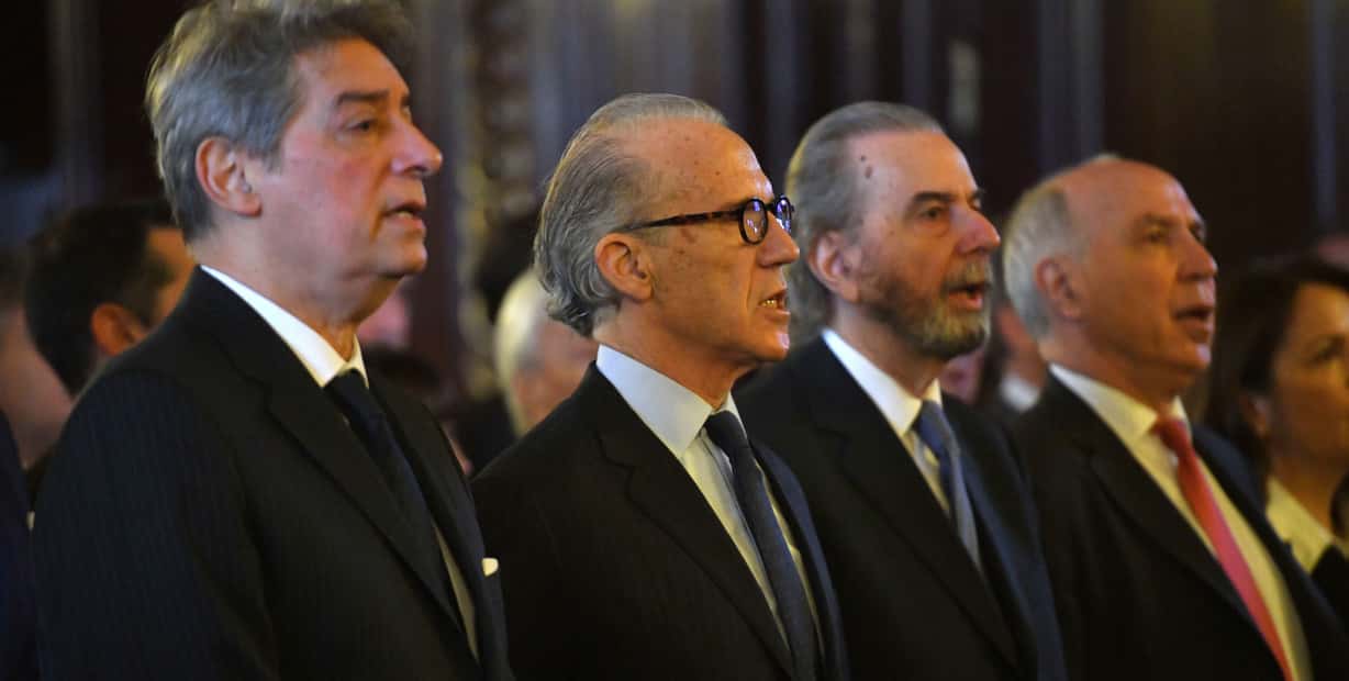 Los cuatro miembros de la Corte Suprema no irán al acto de Milei, aunque Macri sí
