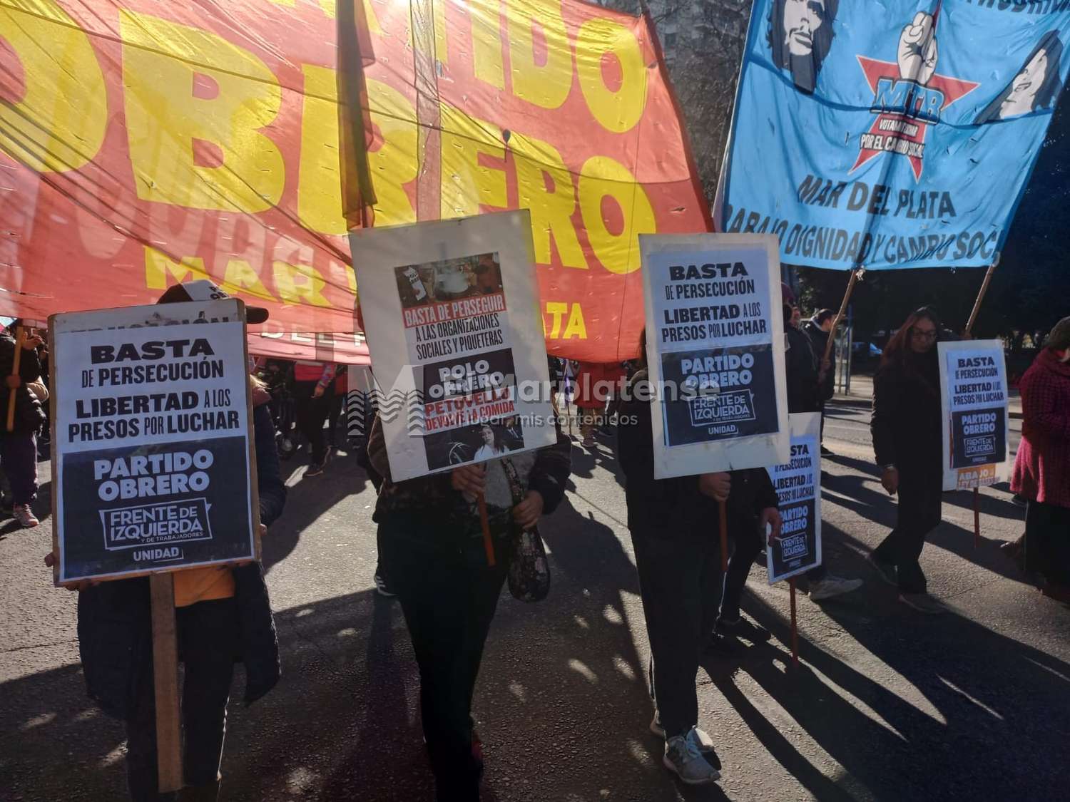 “Libertad a los presos políticos”, el grito de organizaciones en Mar del Plata