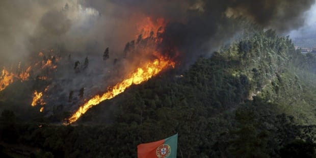 Portugal: Continúa activo el incendio desde el pasado lunes
