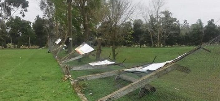 Deportivo Norte, Urquiza y San José, golpeados por el temporal