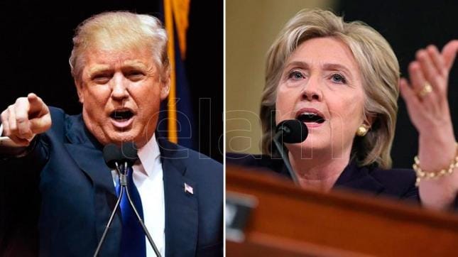 Clinton y Trump realizan esta noche su primer debate televisivo
