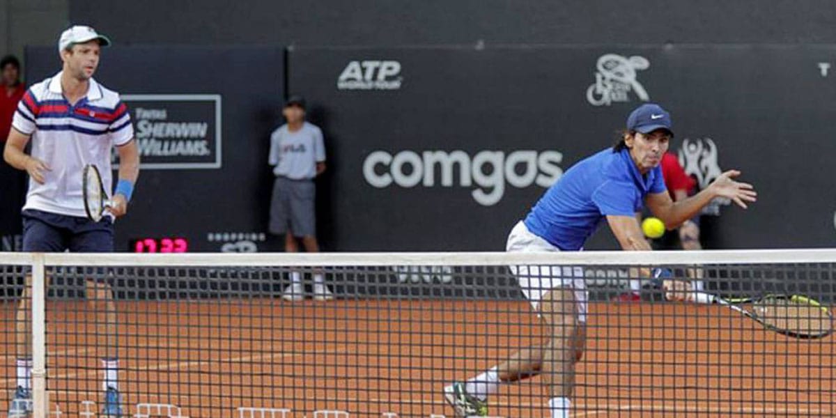 Zeballos debutó triunfal en el dobles del Brasil Open