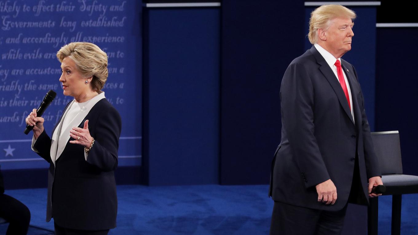 Trump-Clinton: un debate marcado por la tensión y la agresividad