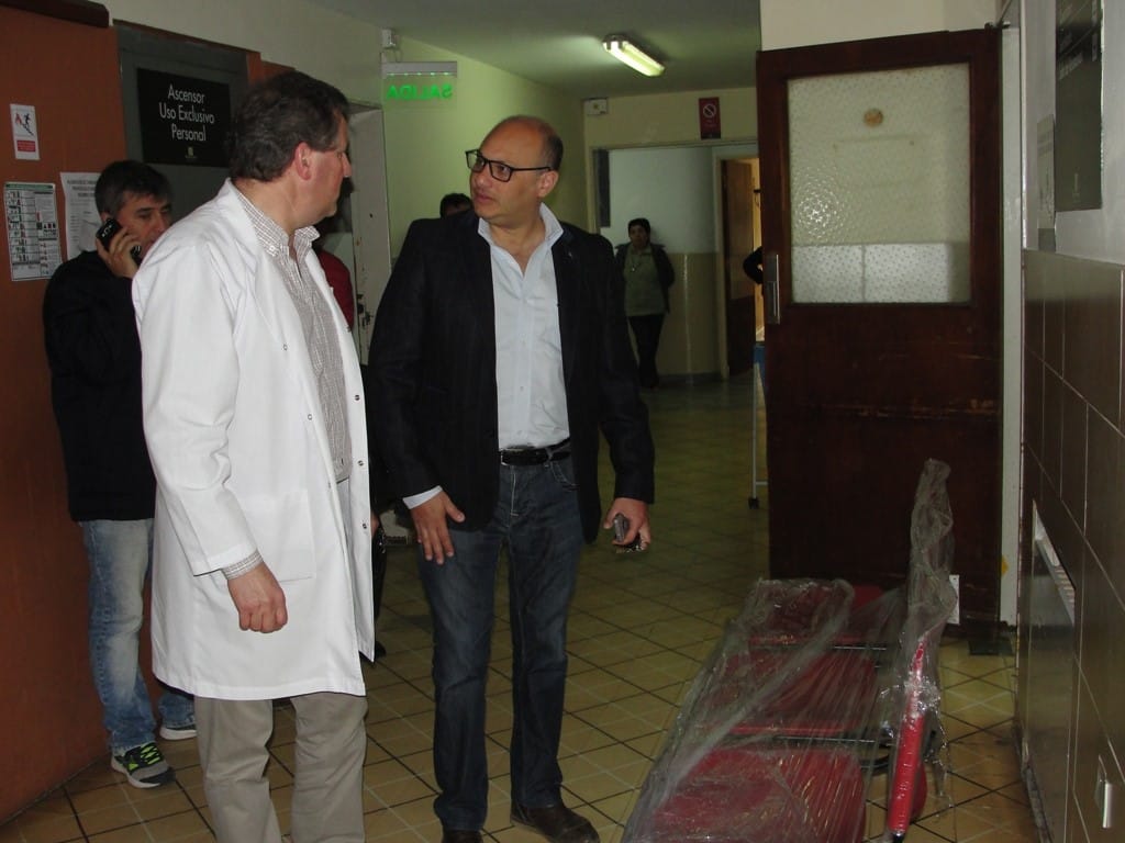 Reino supervisó las obras de mejoramiento en el Hospital Municipal