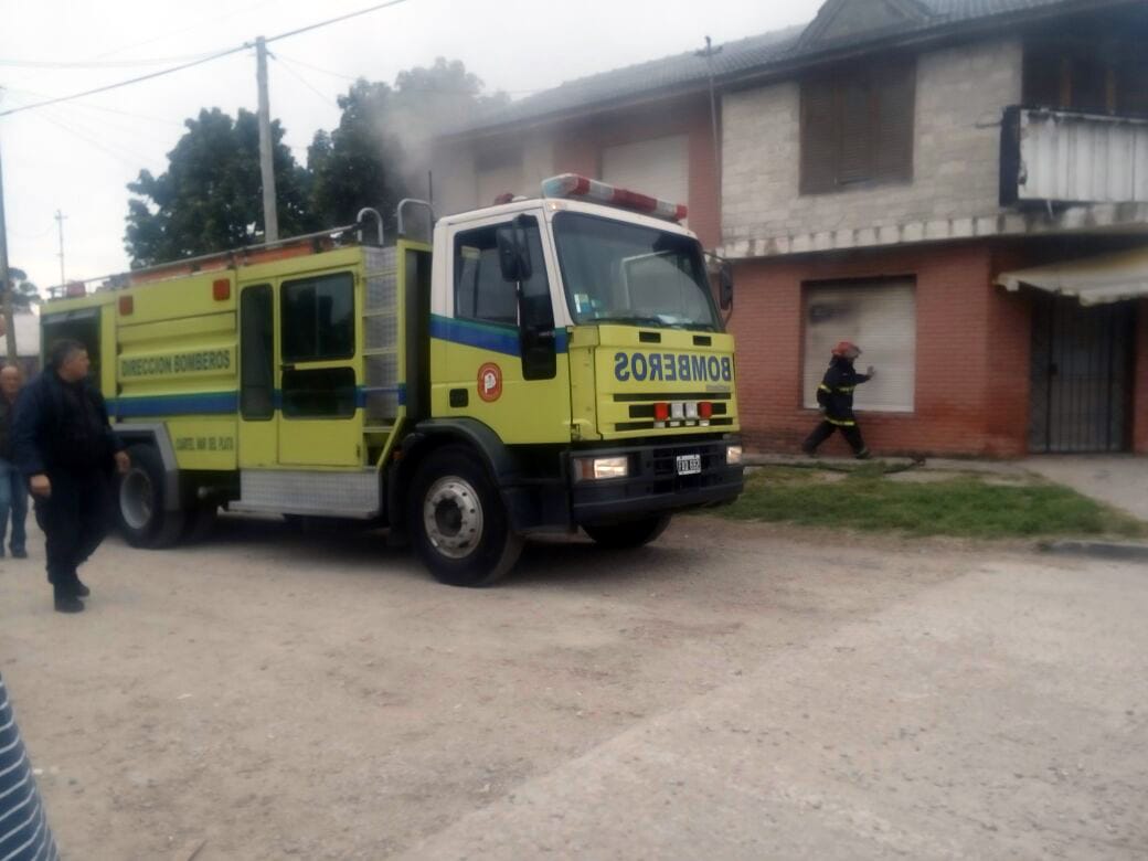 Alarma por un incendio en el barrio Florencio Sánchez