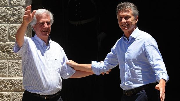 Macri recibe en Olivos a Tabaré Vázquez