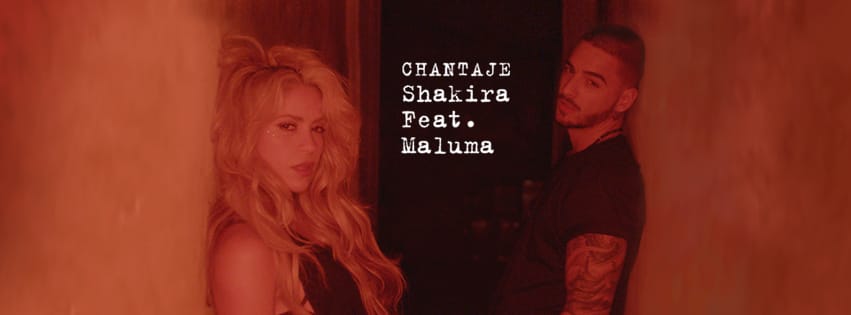 Shakira canta con su compatriota Maluma