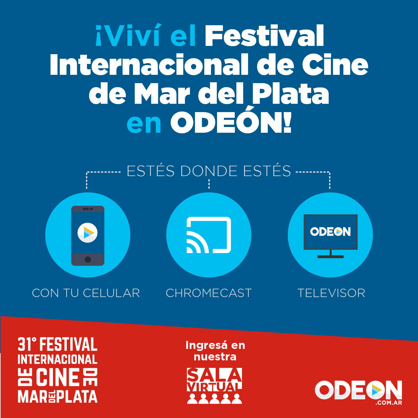 El Festival en tu pantalla a través de Odeón