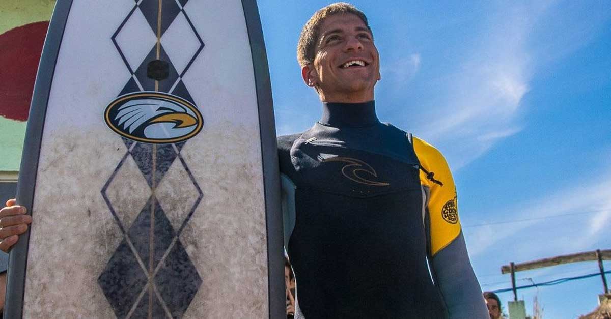 Pablo Martínez obtuvo el sexto lugar en el mundial de surf adaptado