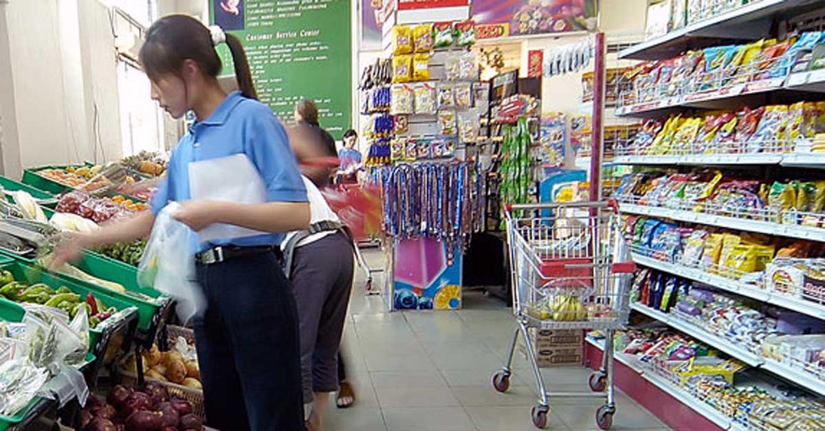 Supermercadistas chinos perciben una "notoria disminución" en el consumo