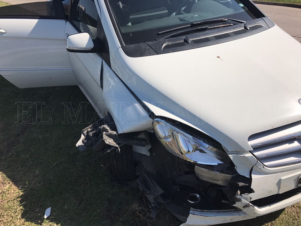 Chocó el auto de Aníbal Pachano: no hubo heridos de gravedad