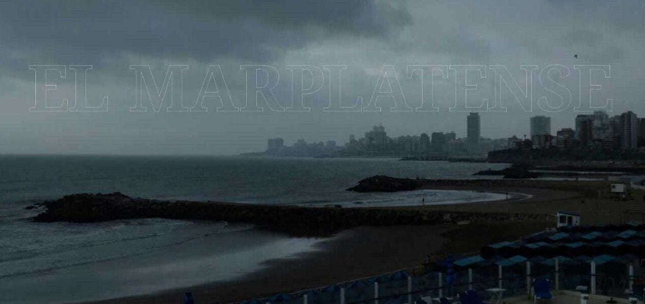 Anuncian lluvias desde este viernes al domingo en Mar del Plata