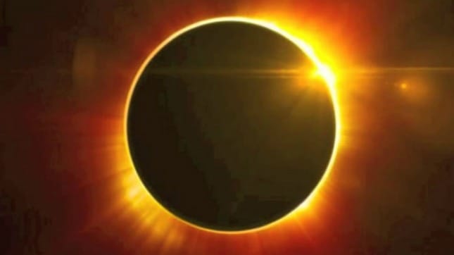 Un eclipse solar se vio este domingo desde Mar del Plata