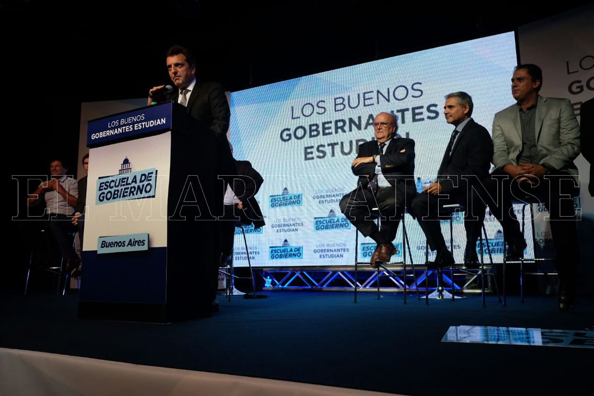 Sergio Massa presentó la “Escuela de Gobierno” en Mar del Plata