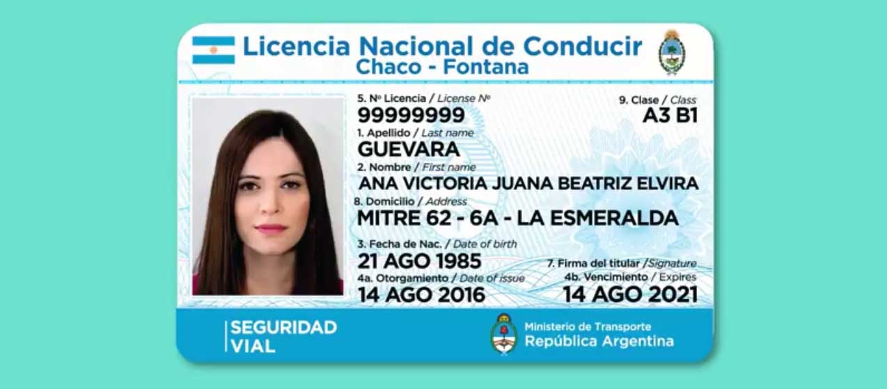 El Gobierno lanzó una nueva Licencia Nacional de Conducir