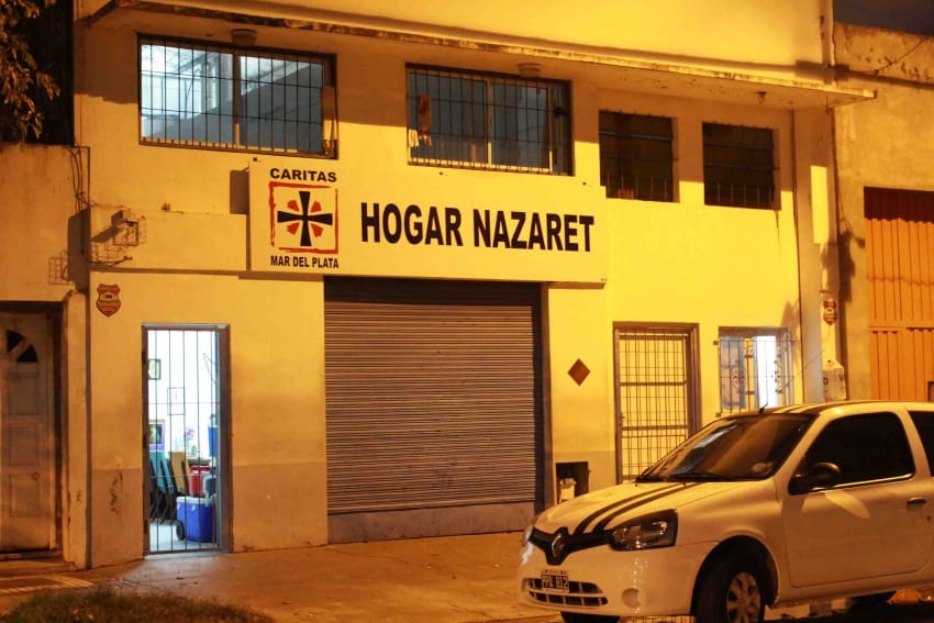 Hogar Nazaret: hisoparon a 23 personas en situación de calle y 4 voluntarios