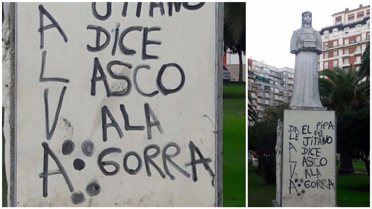 Un monumento céntrico sufrió un acto de vandalismo