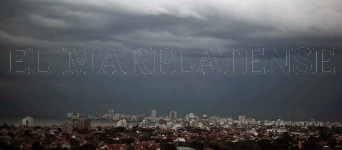Otra jornada gris y con amenaza de lluvia en Mar del Plata