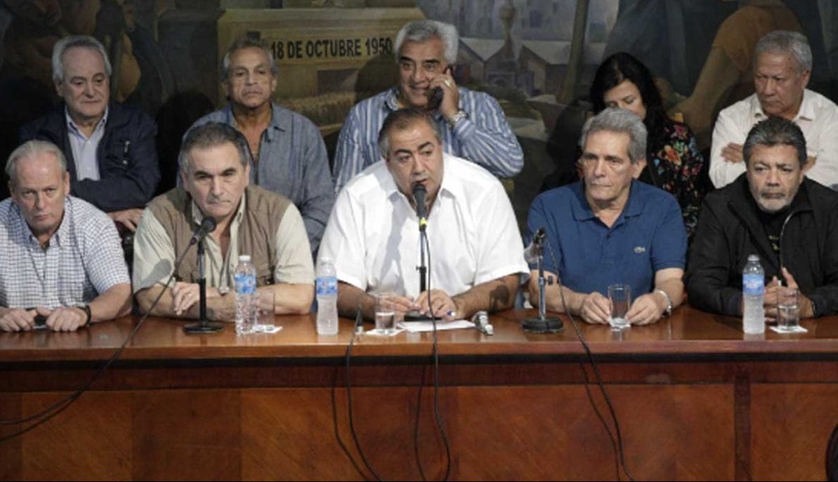 La CGT a Macri: “Estamos tristes porque hay millones que no tienen trabajo”
